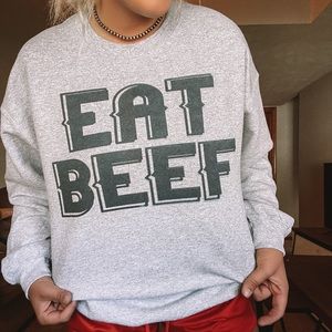 Eat Beef crewneck